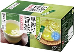写真：「新茶人®」 早溶け旨茶宇治抹茶入り上煎茶スティック100本
