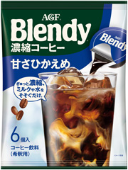 写真：「ブレンディ®」　ポーション　濃縮コーヒー甘さひかえめ６個